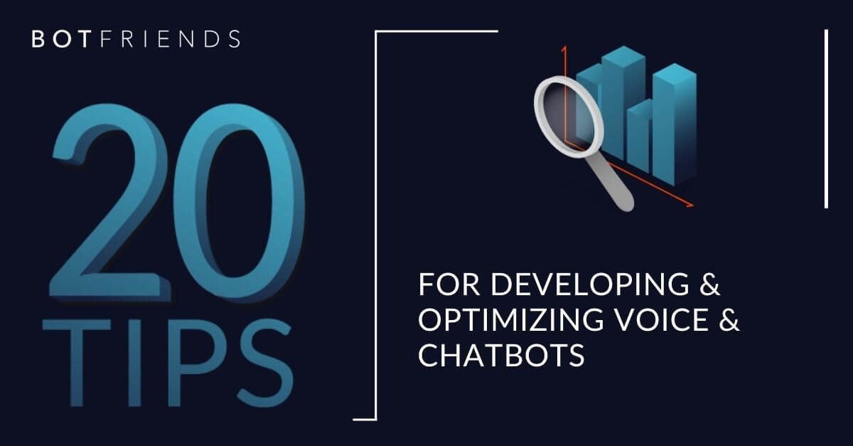 20 tips for optimising voice and chatbots