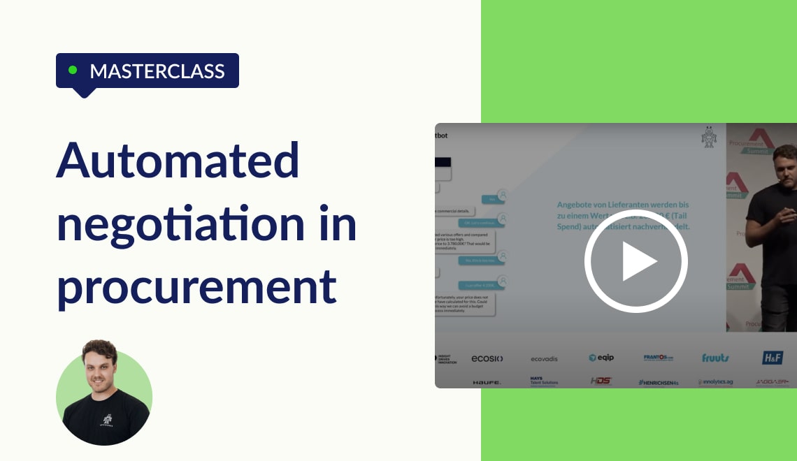 BOTfriends Masterclass Automated Negotiation in Procurement