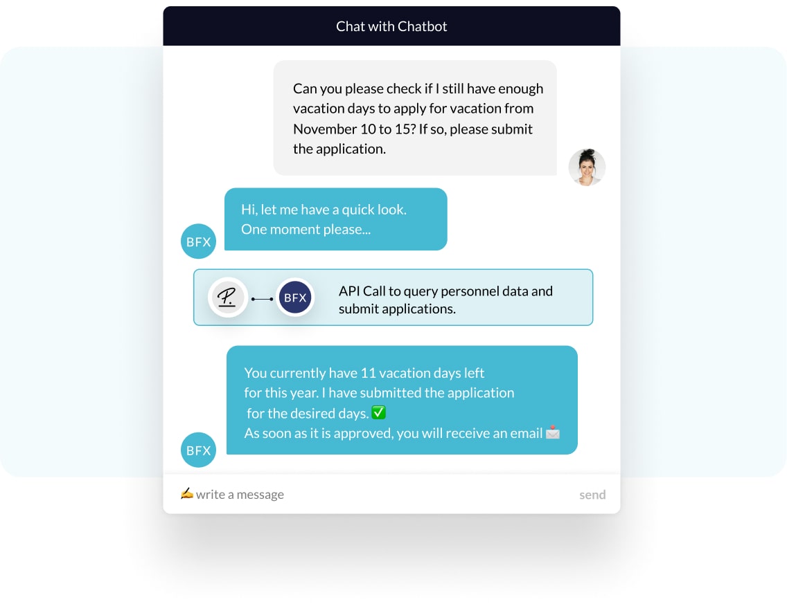 BOTfriends Personio vacation