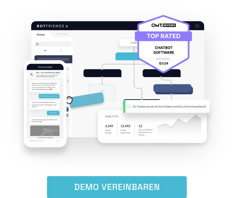 BOTfriends Platform Menu CTA