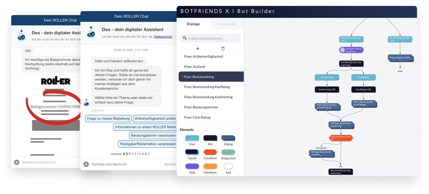 BOTfriends Case Study Roller Chatbot