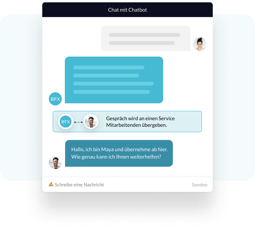 Handover Gesundheitswesen Chatbot