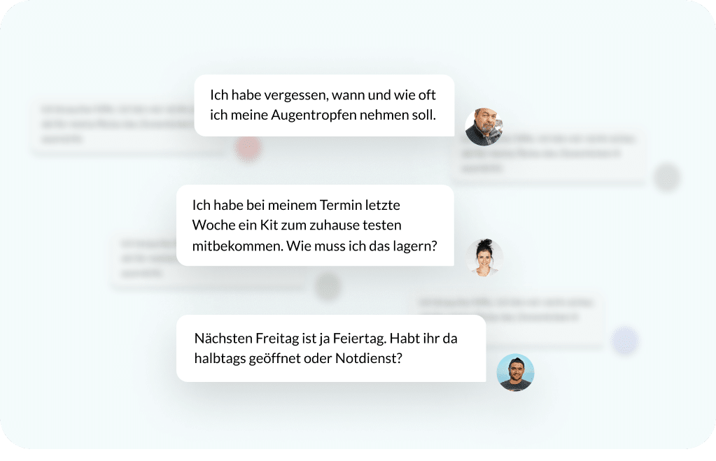 Patienteninformationen Gesundheitswesen Chatbot