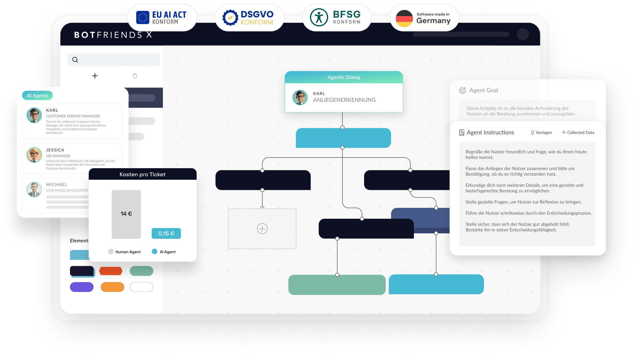AI Agent Platform Interface