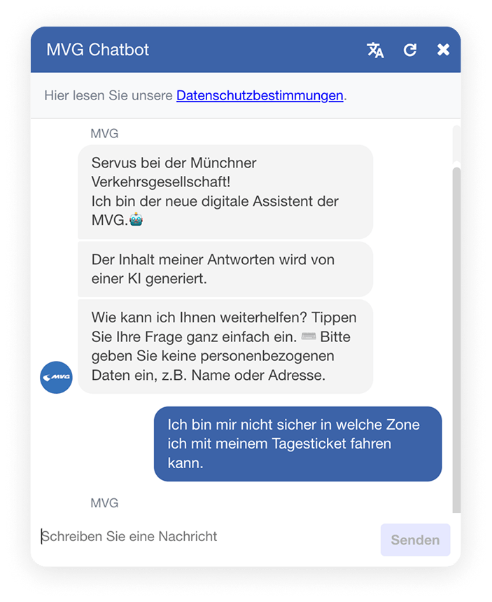 BOTfriends MVG Chatbot